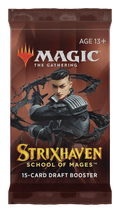 Magic The Gathering Strixhaven Draft Booster CCG Wizards of the Coast