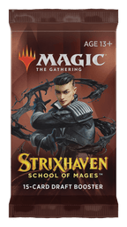 Magic The Gathering Strixhaven Draft Booster CCG Wizards of the Coast