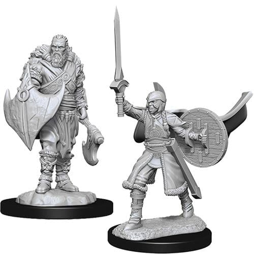 Magic Unpainted Minis: W2 Human Berserkers Miniatures Wizkids