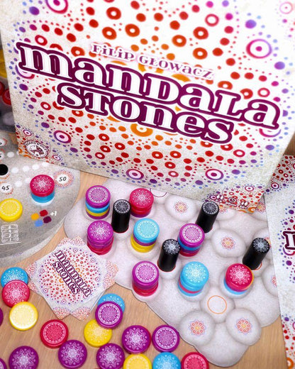 Mandala Stones Board Game Board & Dice 