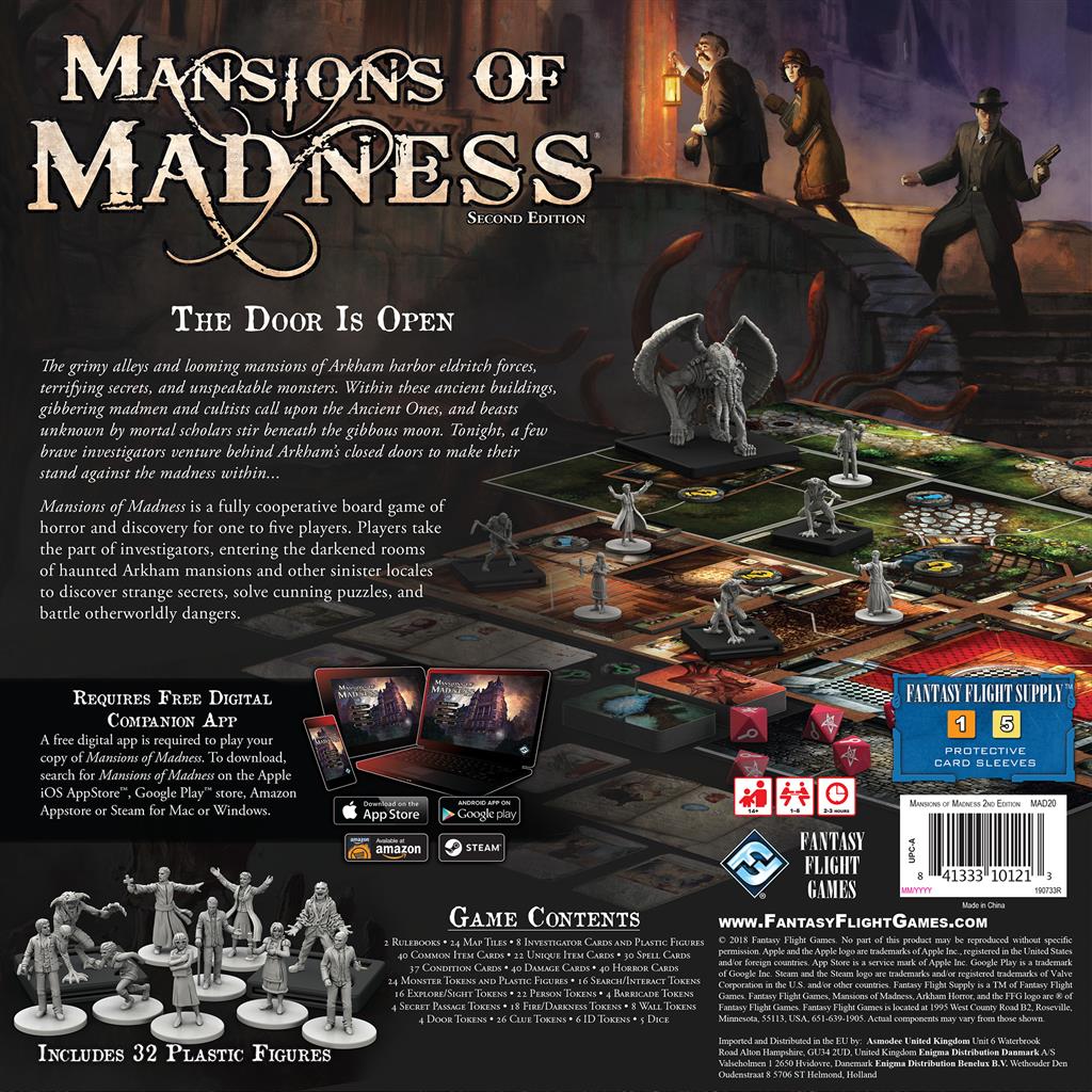 Mansions of Madness 2nd Edition Board Games FFG