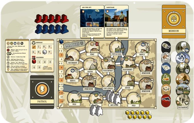Maquis Second Edition Board Games Side Room Games