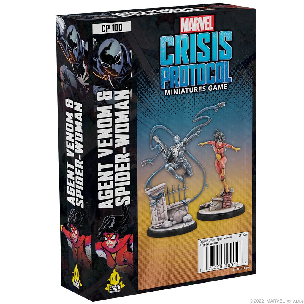 Marvel Crisis Protocol: Agent Venom & Spider-Woman Miniatures Atomic Mass 