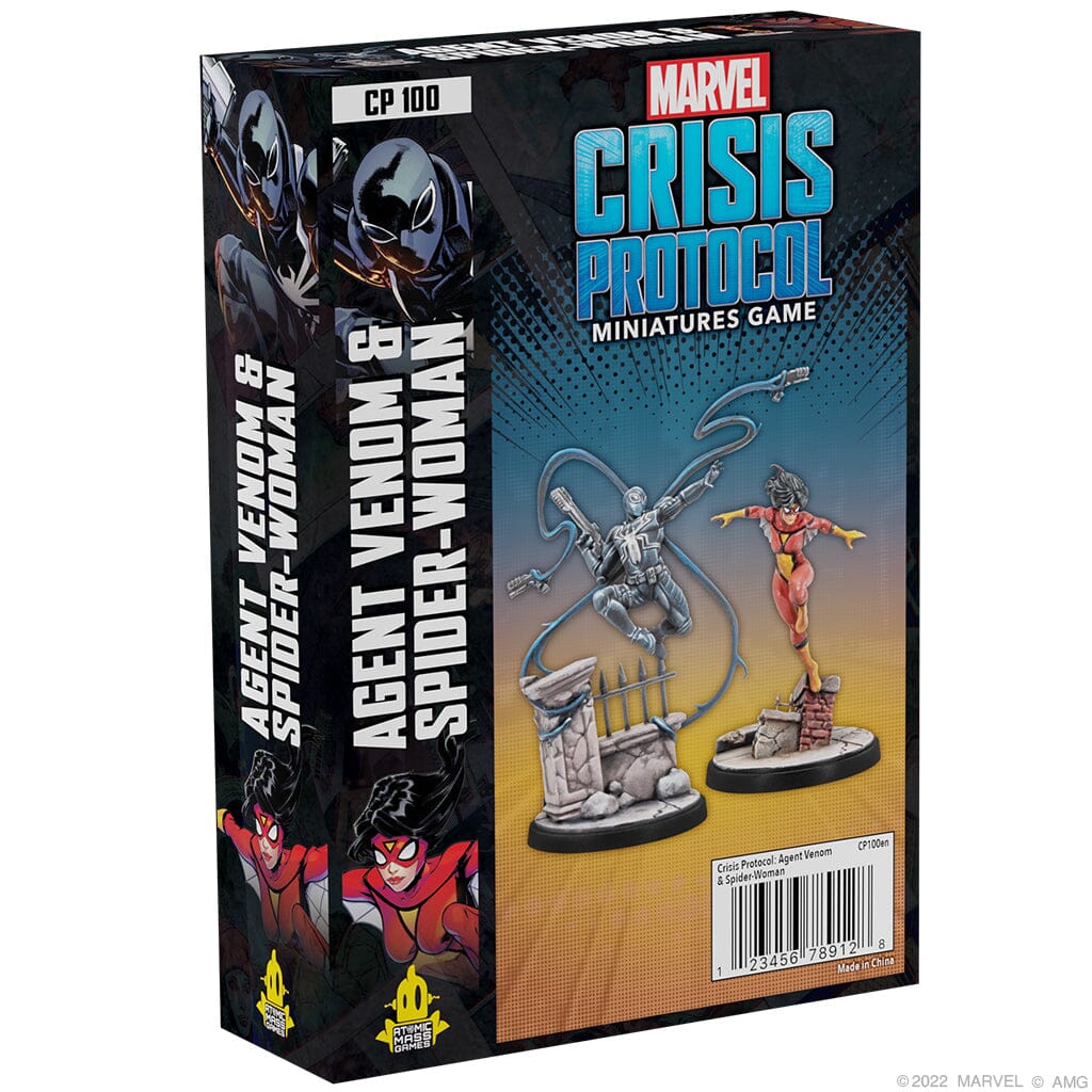 Marvel Crisis Protocol: Agent Venom & Spider-Woman Miniatures Atomic Mass