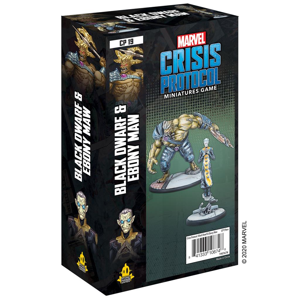 Marvel: Crisis Protocol - Black Dwarf and Ebony Maw Character Pack Miniatures Atomic Mass
