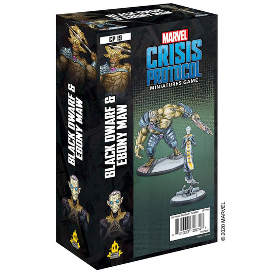 Marvel: Crisis Protocol - Black Dwarf and Ebony Maw Character Pack Miniatures Atomic Mass 