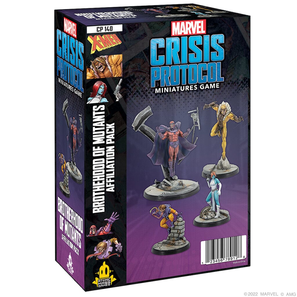 Marvel: Crisis Protocol: Brotherhood of Mutants Affiliation Pack Miniatures Atomic Mass