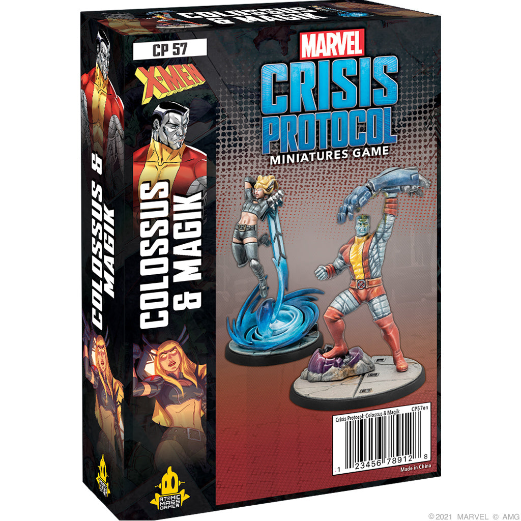 Marvel Crisis Protocol Colossus & Magik Miniatures Atomic Mass