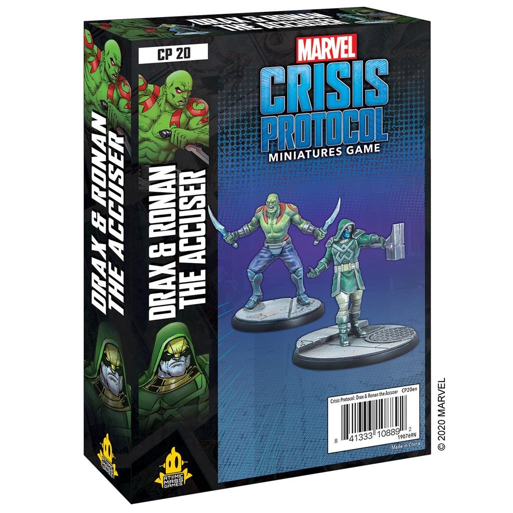 Marvel: Crisis Protocol - Drax and Ronan the Accuser Character Pack Miniatures Atomic Mass