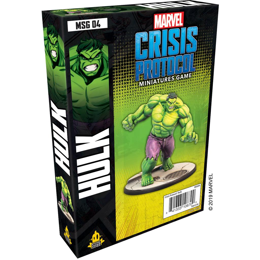 Marvel: Crisis Protocol Hulk Character Pack Miniatures Atomic Mass