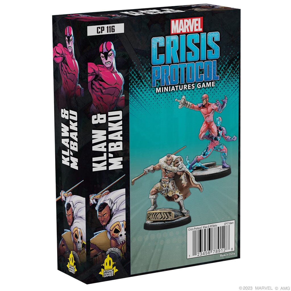 Marvel Crisis Protocol: Klaw & M'Baku Miniatures Atomic Mass