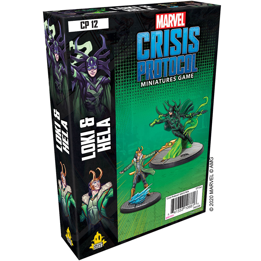 Marvel: Crisis Protocol Loki and Hela Miniatures Atomic Mass
