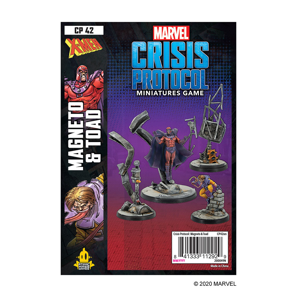 Marvel Crisis Protocol: Magneto and Toad Miniatures Atomic Mass