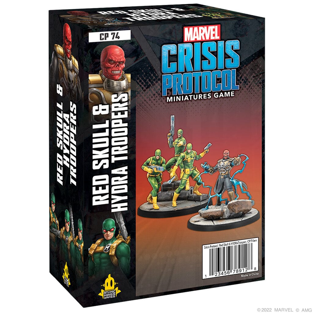Marvel Crisis Protocol: Red Skull & Hydra Troops Miniatures Atomic Mass