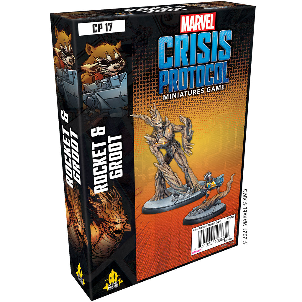 Marvel: Crisis Protocol Rocket & Groot Miniatures Atomic Mass