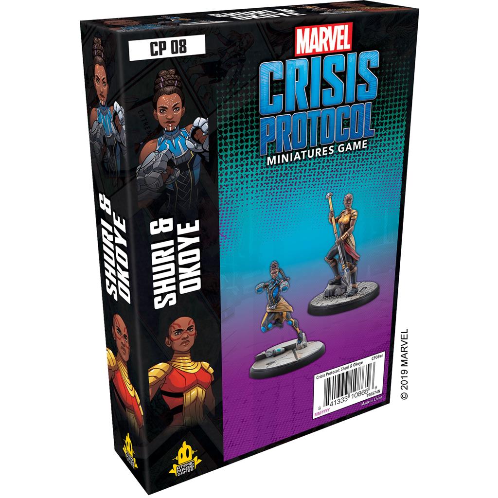 Marvel: Crisis Protocol Shuri & Okoye Miniatures Atomic Mass