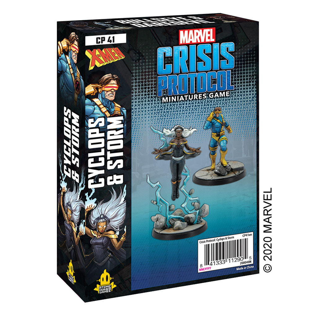 Marvel Crisis Protocol: Storm and Cyclops Pack Miniatures Atomic Mass