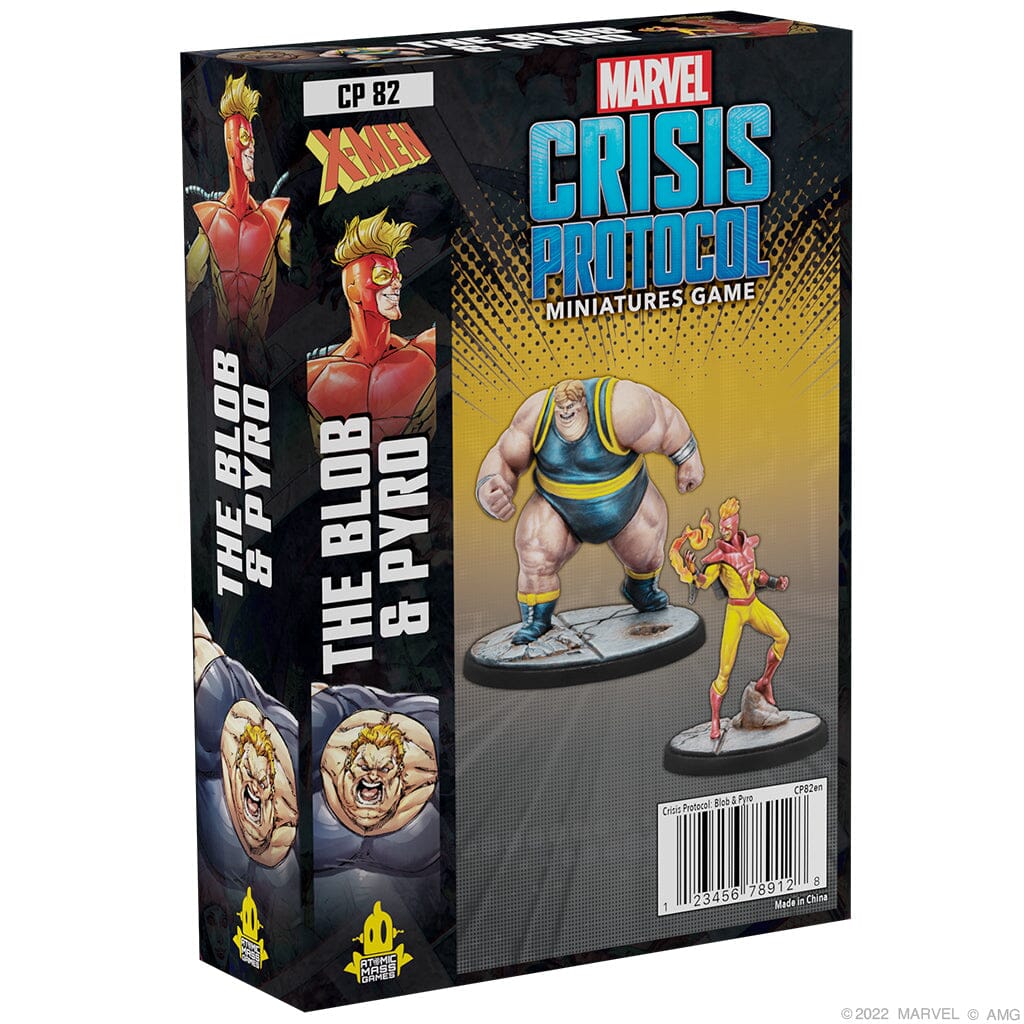 Marvel Crisis Protocol: The Blob & Pyro Miniatures Atomic Mass 