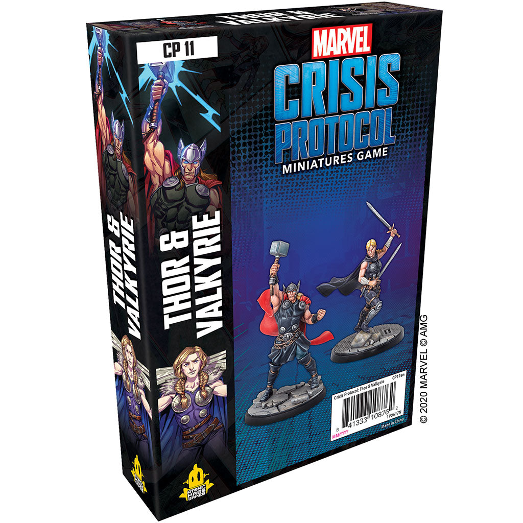 Marvel: Crisis Protocol Thor & Valkyrie Miniatures Atomic Mass
