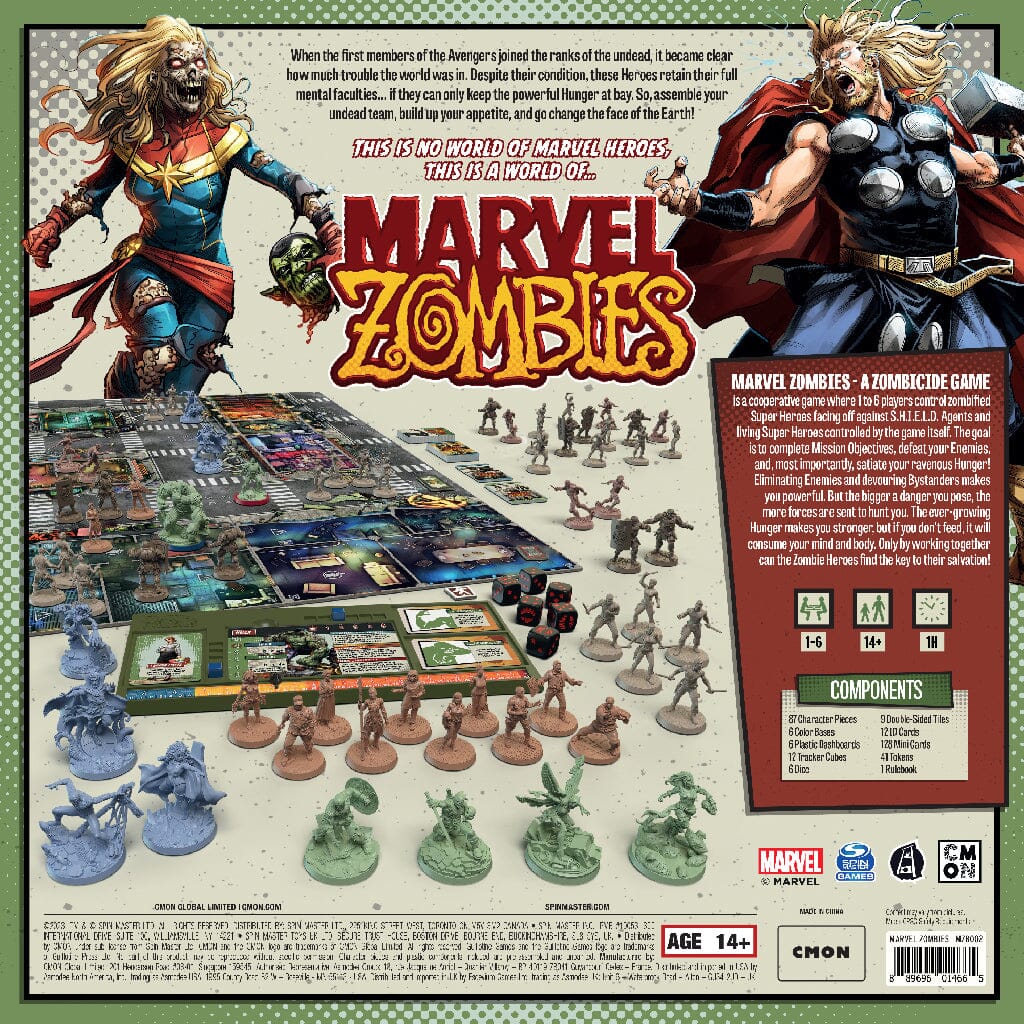 Marvel Zombies Core Box Board Games CMON