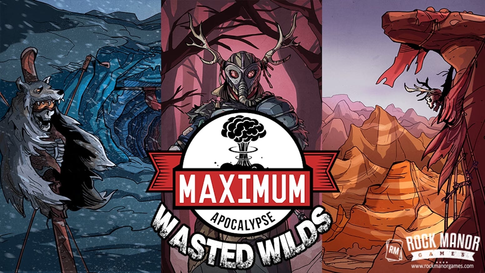 Maximum Apocalypse: Wasted Wilds KS Board Games Rock Manor Games