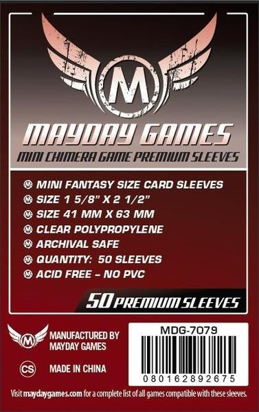Mayday 7079 43x65 Card Sleeves MAYDAY GAMES INC