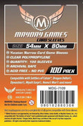 Mayday 7109 54x80 100pack Card Sleeves MAYDAY GAMES INC
