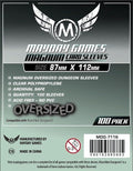 Mayday 7116 87x112 100pack Card Sleeves MAYDAY GAMES INC