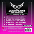 Mayday 7124 70x70 100pack Card Sleeves MAYDAY GAMES INC
