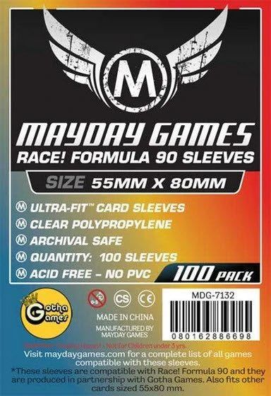 Mayday 7132 55x80 100pack Card Sleeves MAYDAY GAMES INC