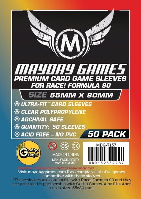 Mayday 7137 55x80 50pack Card Sleeves MAYDAY GAMES INC 