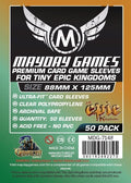 Mayday 7148 88x125 50pack Card Sleeves MAYDAY GAMES INC
