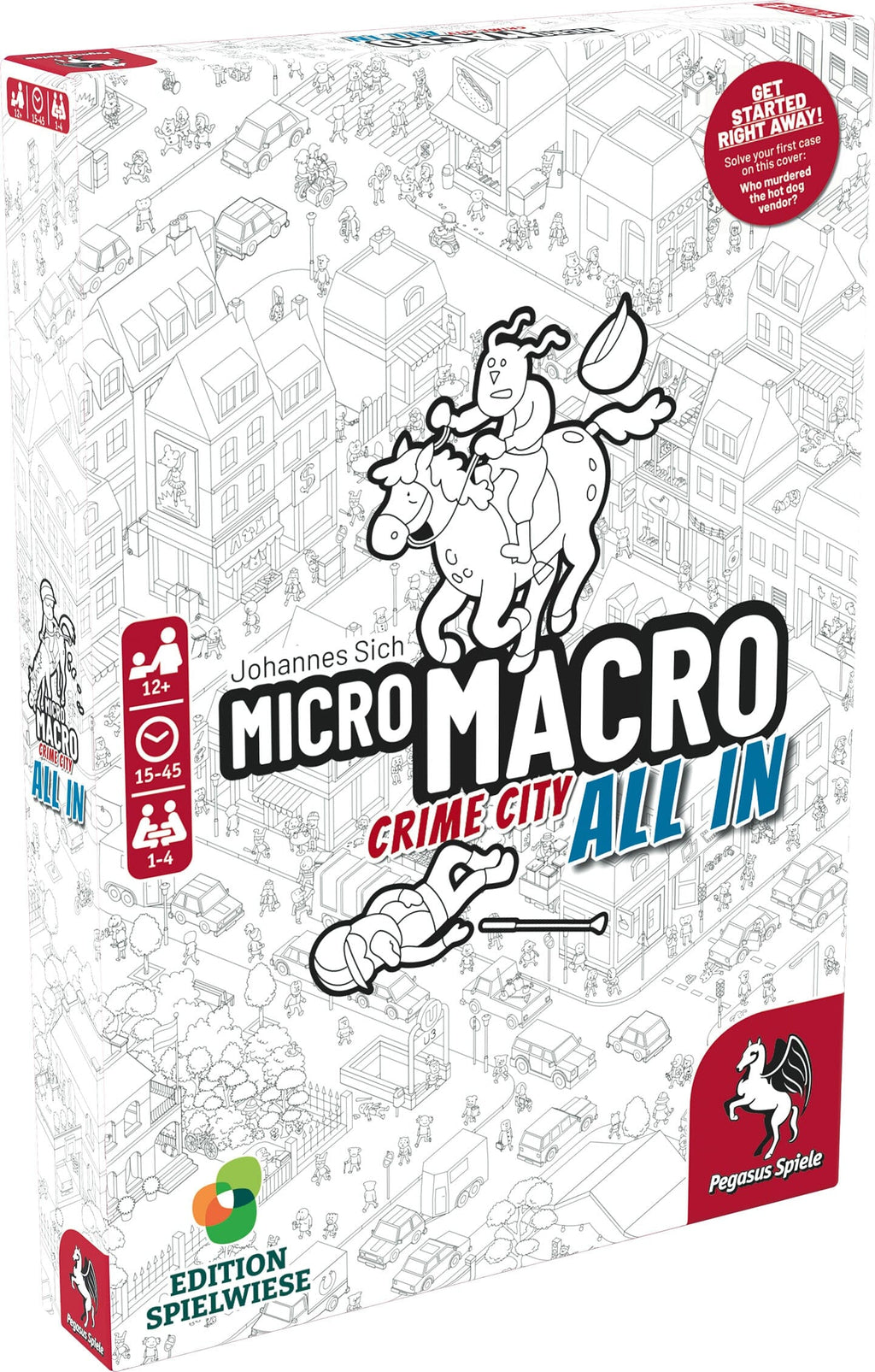 MicroMacro: Crime City - All In Board Games Pegasus Spiele