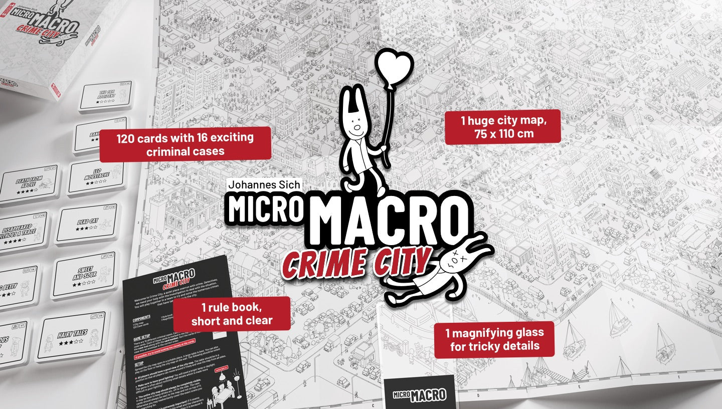 MicroMacro: Crime City - Board Game Board Games Pegasus Spiele 