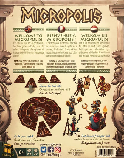 Micropolis Board Games Matagot 