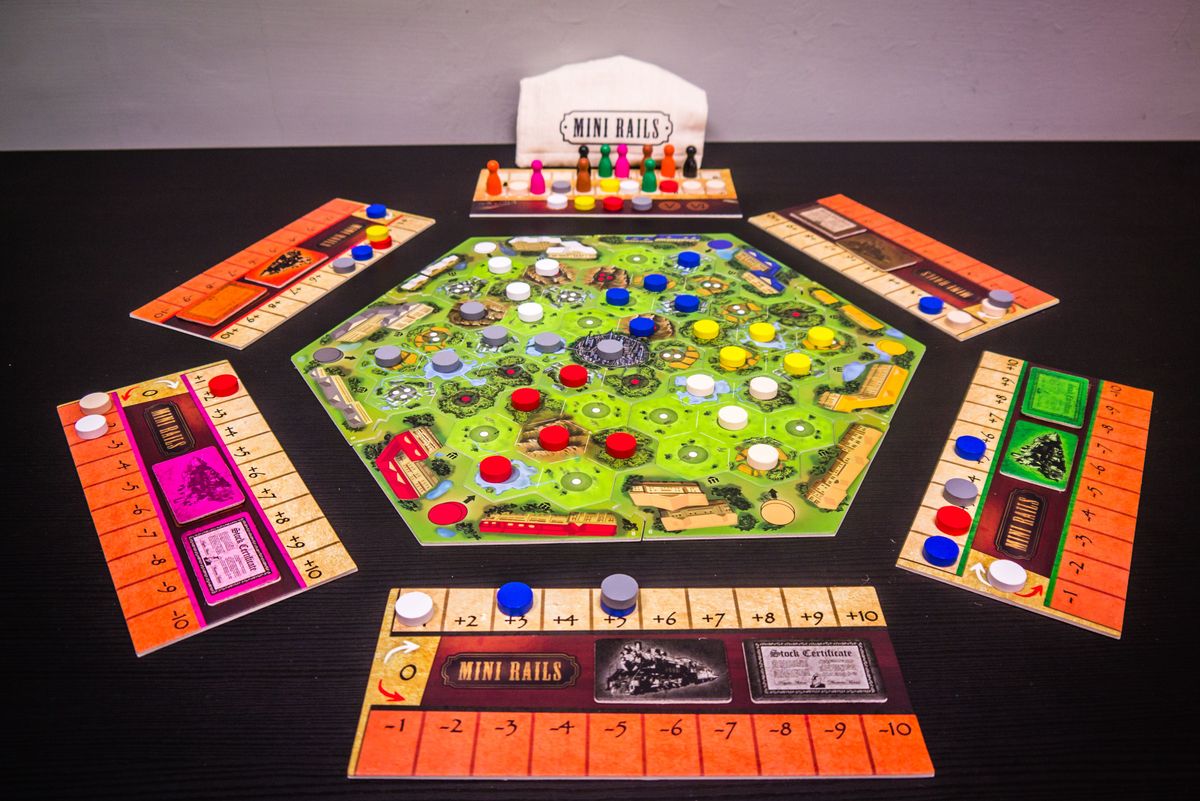Mini Rails Board Game Tasty Minstrel Games