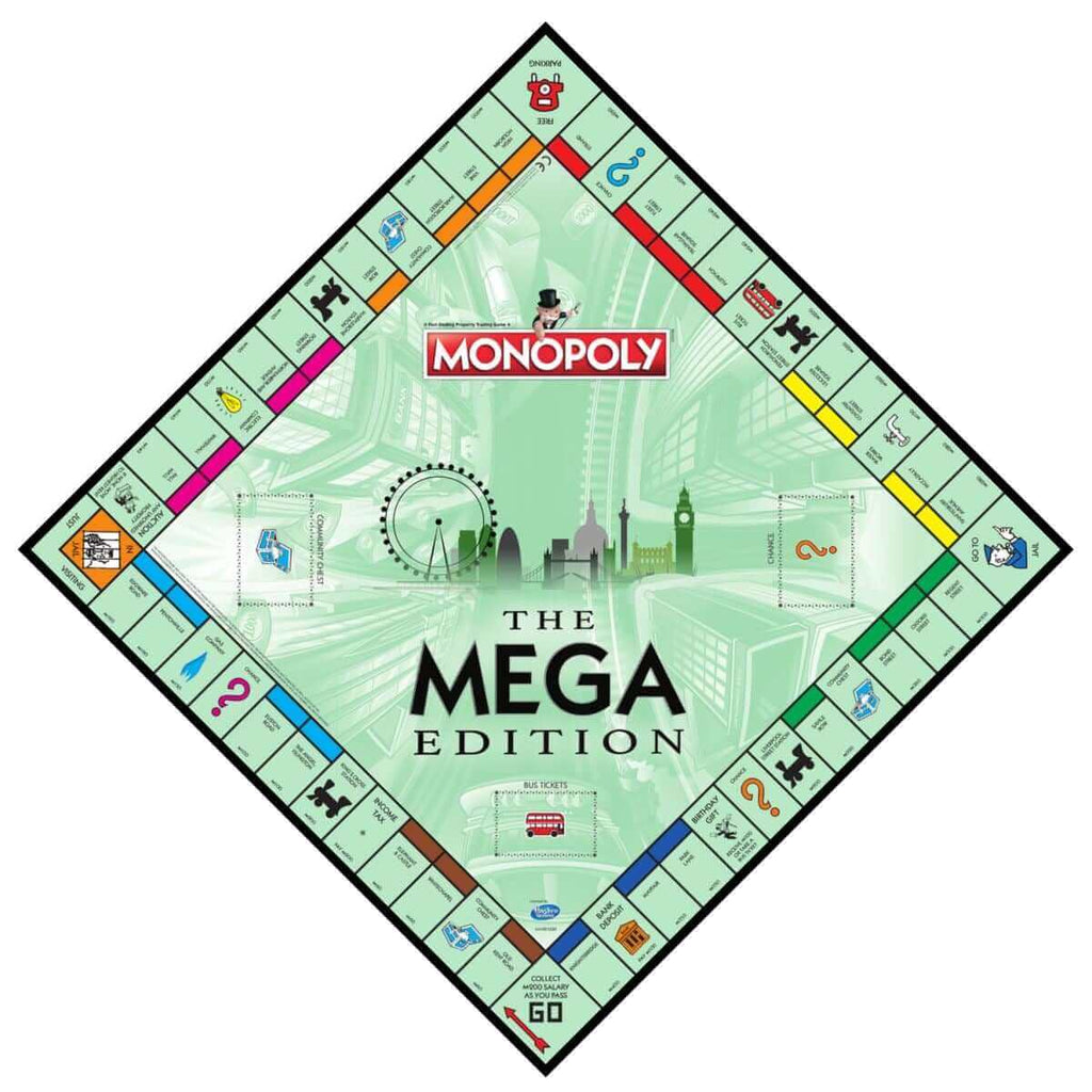 Monopoly Mega Edition Board Games WINNING MOVES GAMES
