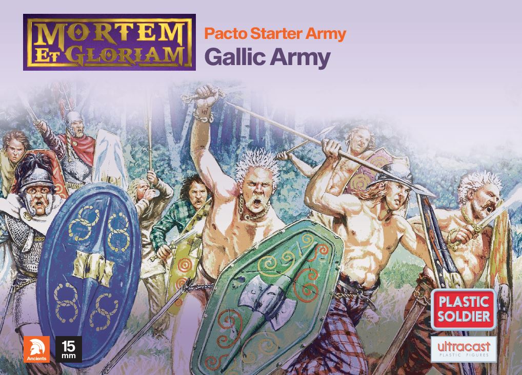 Mortem et Gloriam Gallic Pacto Starter Army Miniatures Plastic Soldier