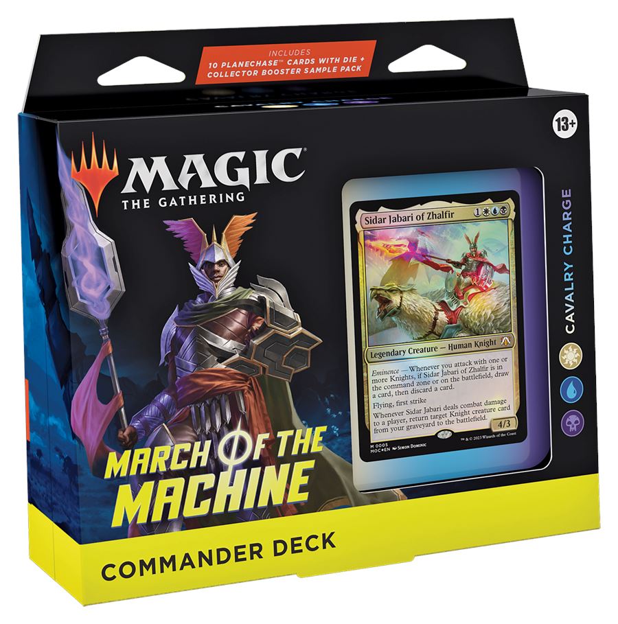 MTG: March of the Machine Commander Decks CCG Wizards of the Coast Cavalry Charge