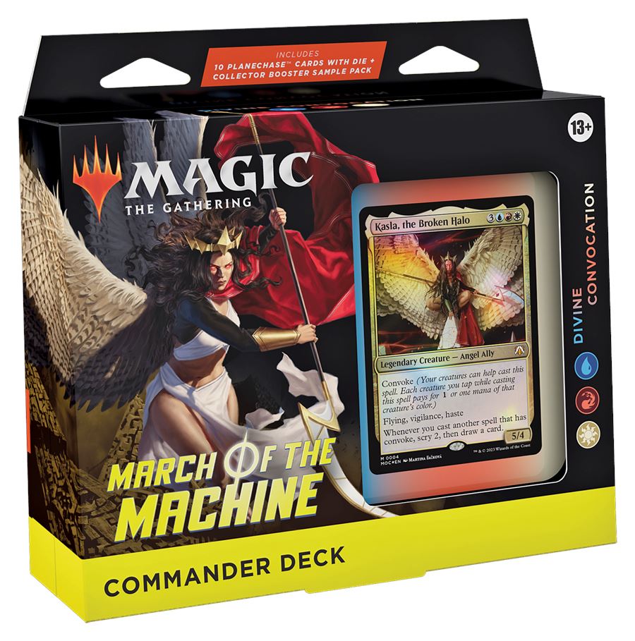 MTG: March of the Machine Commander Decks CCG Wizards of the Coast Divine Convocation