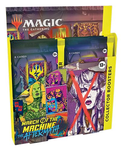MTG: March of the Machine - The Aftermath Collector Booster Display CCG Wizards of the Coast