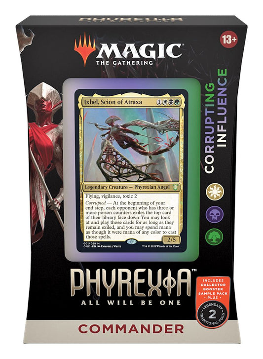 MTG: Phyrexia: All Will Be One Commander Decks CCG Wizards of the Coast Corrupting Influence 