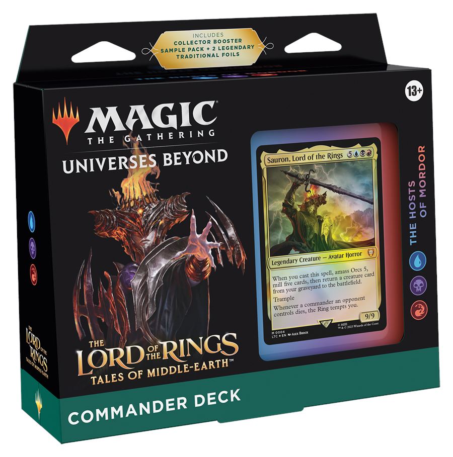 MTG: The Lord of the Rings: Tales of Middle-earth™ Commander Decks CCG Wizards of the Coast The Hosts of Mordor