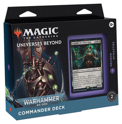 MTG: Universes Beyond: Warhammer 40,000 Commander Deck CCG Wizards of the Coast Necron Dynasties 