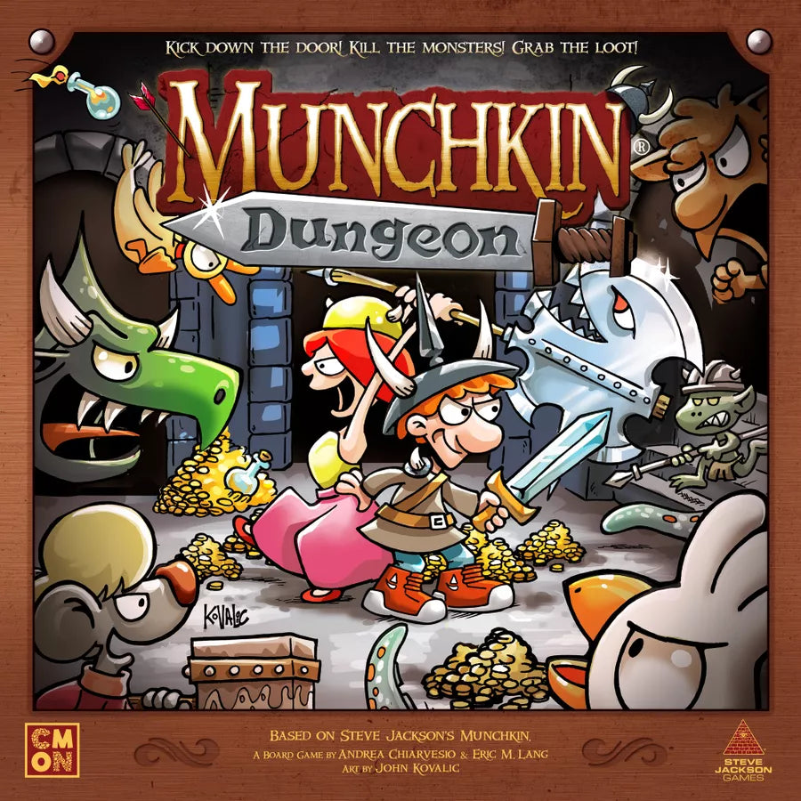 Munchkin Dungeon Board Games CMON