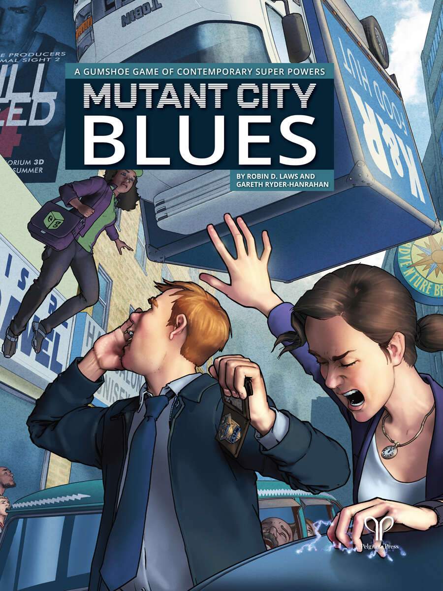 Mutant City Blues 2nd Edition Role Playing Game Pelgrane Press 
