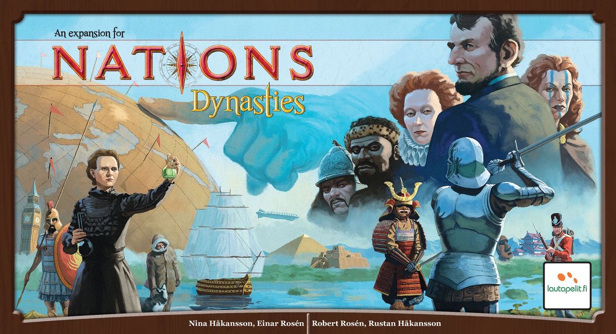 Nations: Dynasties Board Game Lautapelit