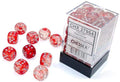 Nebula Red/Silver: 12mm Dice Block (36 Dice) General CHESSEX