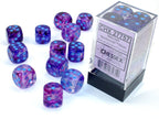 Nebula® 16mm d6 Nocturnal™/blue Luminary™ Dice Block™ (12 dice) Dice Sets & Games CHESSEX