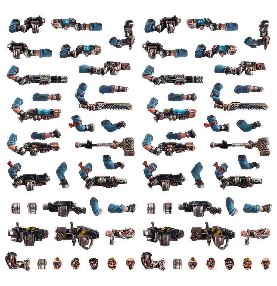 Necromunda Orlock Weapons Upgrades Miniatures Games Workshop